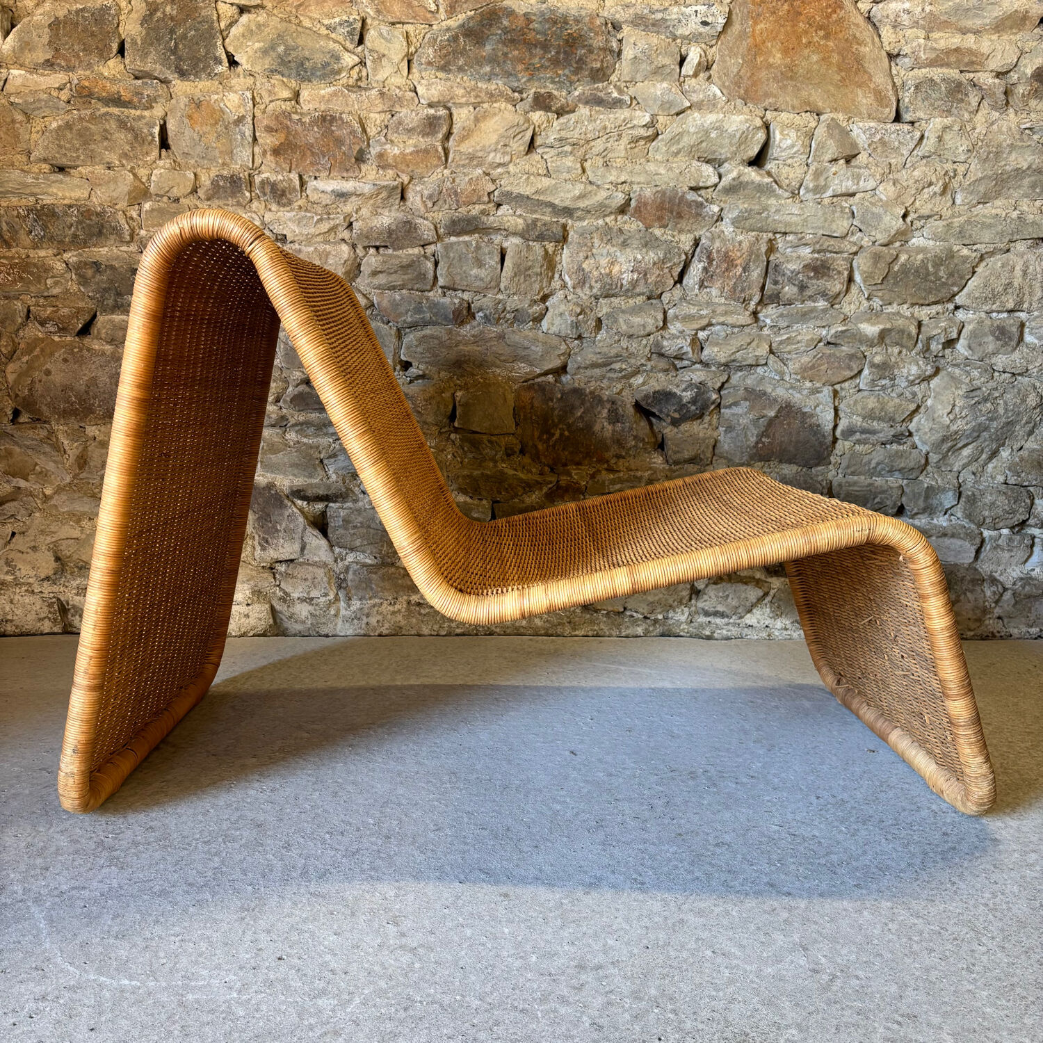 Fauteuil en rotin modèle Hestra par IKEA, 1980