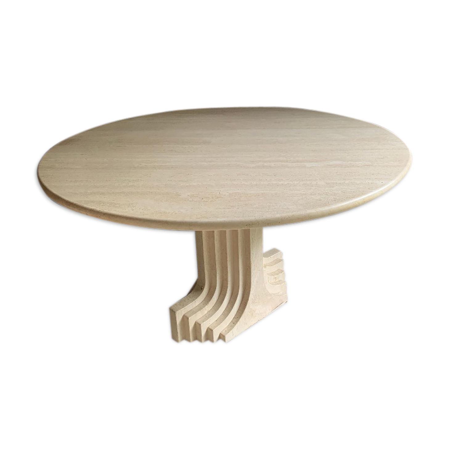 Table Carlo Scarpa in travertine