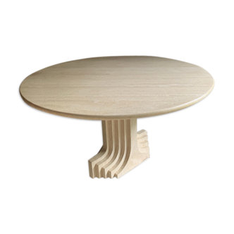 Table Carlo Scarpa in travertine