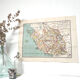 Vintage map Vendée Pays de la Loire