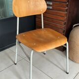 Old vintage adult school chair