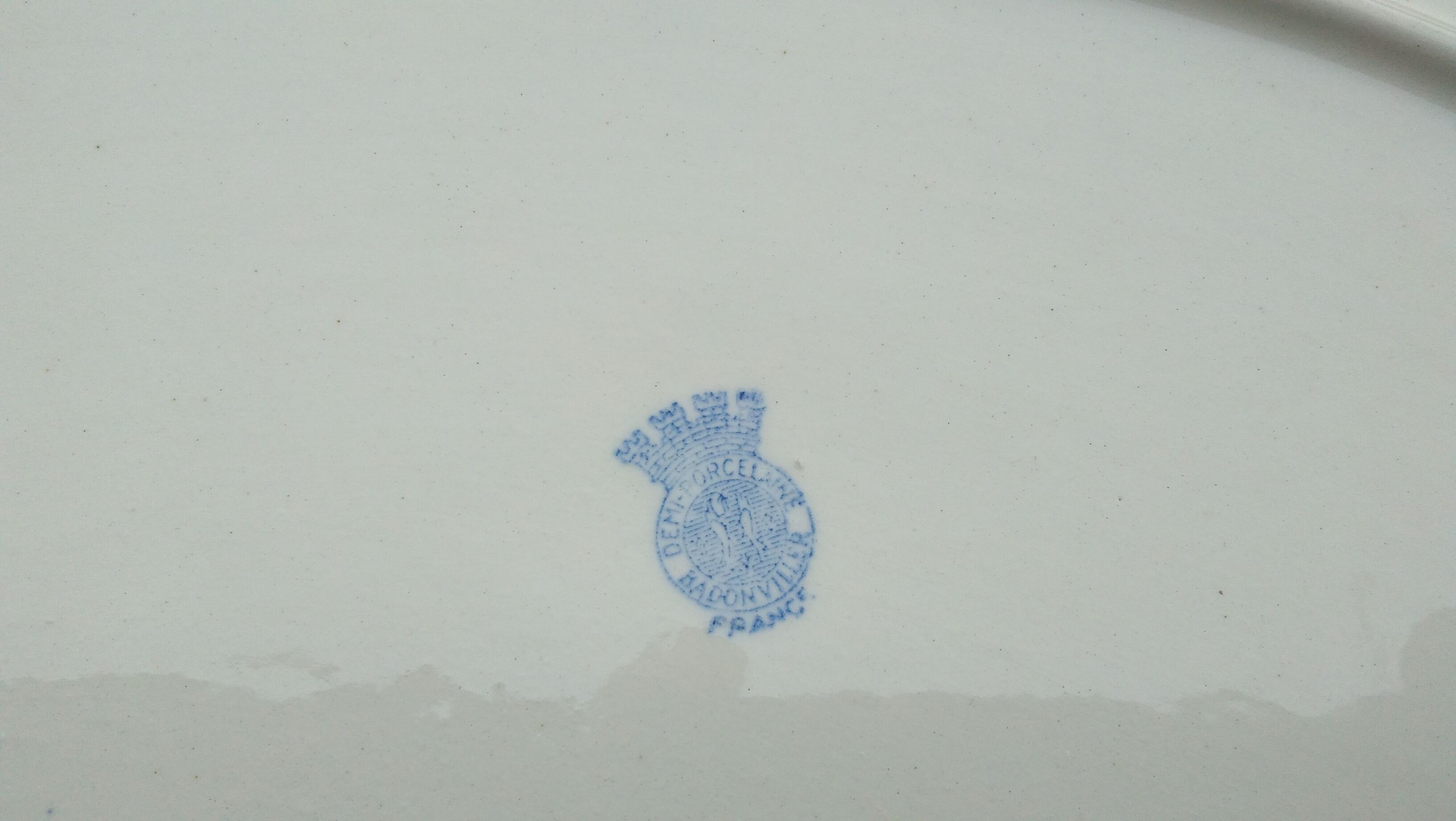 Big Badonviller Oval Plate