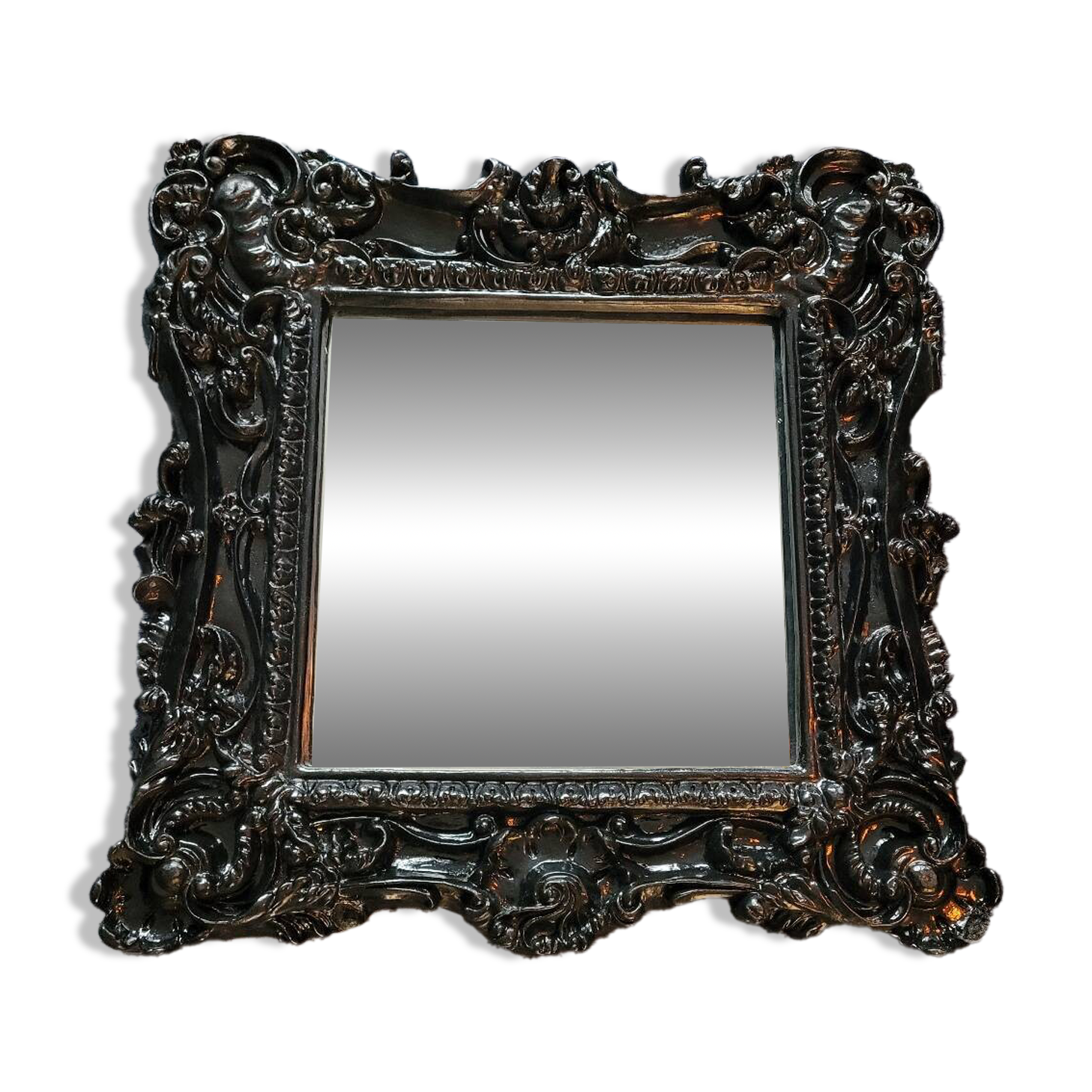Baroque stucco mirror
