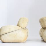 Vintage Adriano Piazzesi Okay armchairs 1970s Italy , set of 2