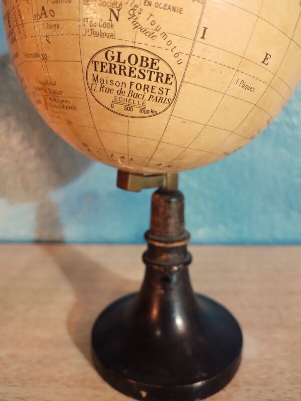 Globe terrestre Forest XIXème siècle