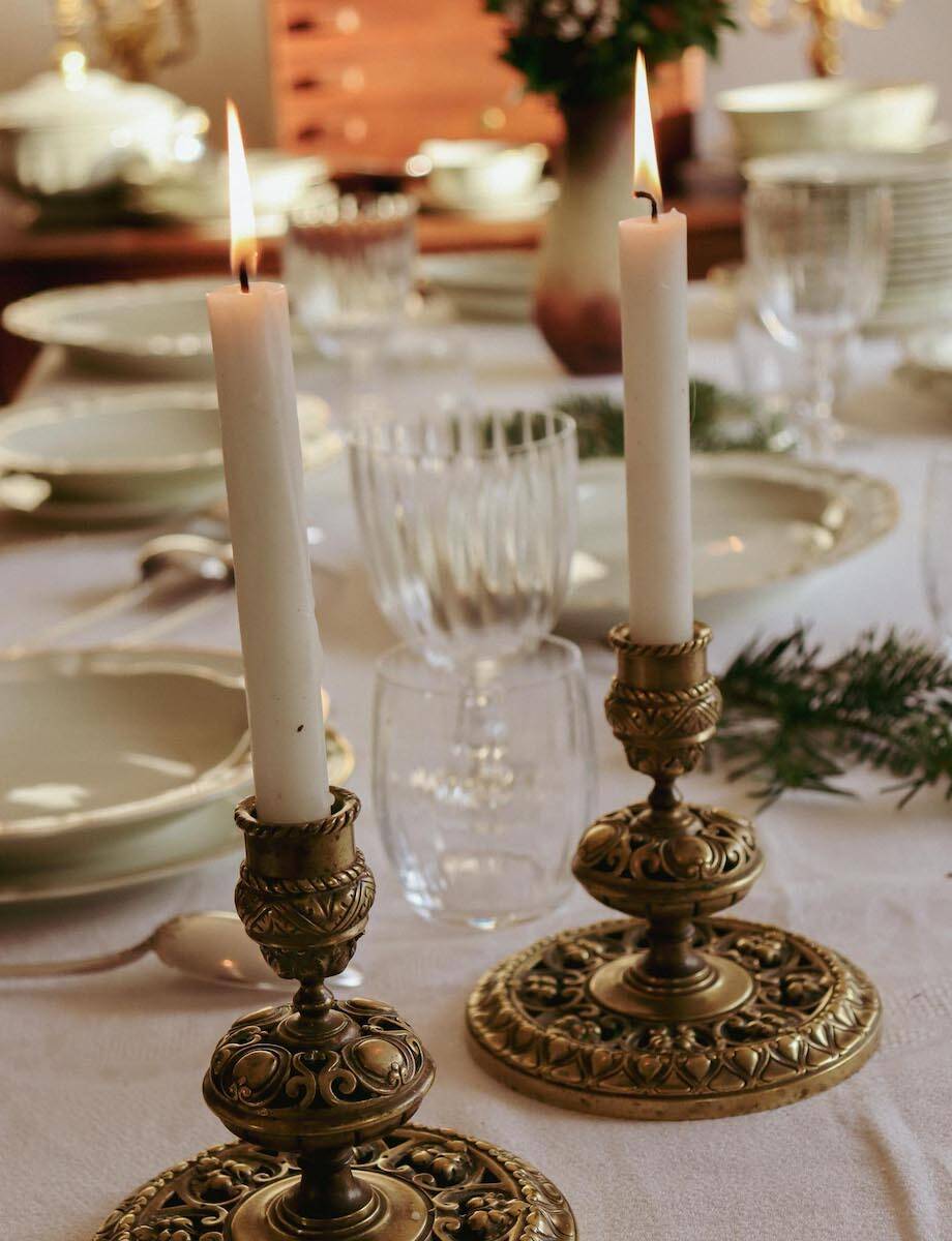 19th century bronze table ends