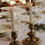 19th century bronze table ends