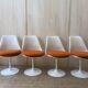 4 swivel Tulip chairs - Knoll - vintage