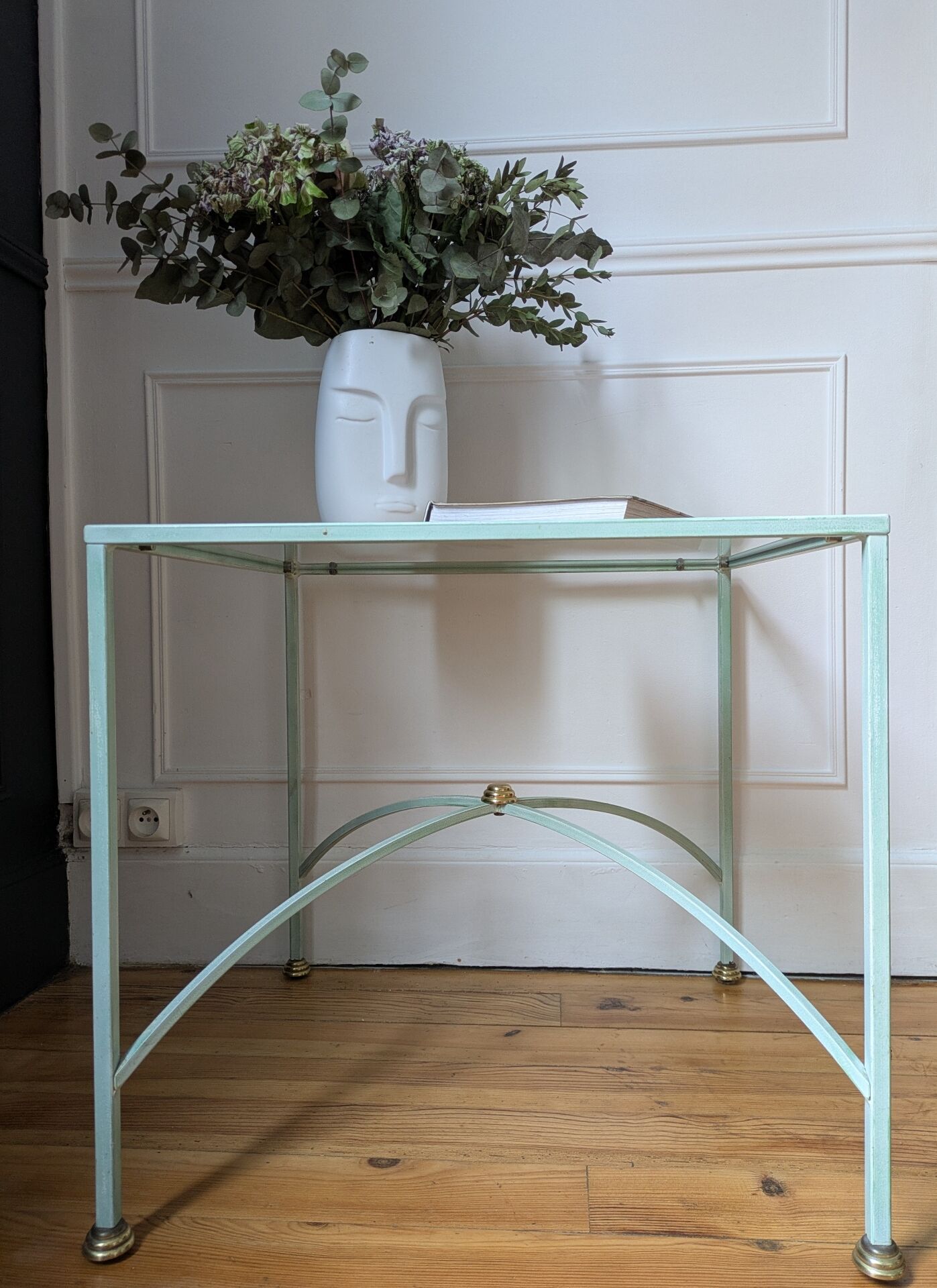 petite table vintage fer forgé.