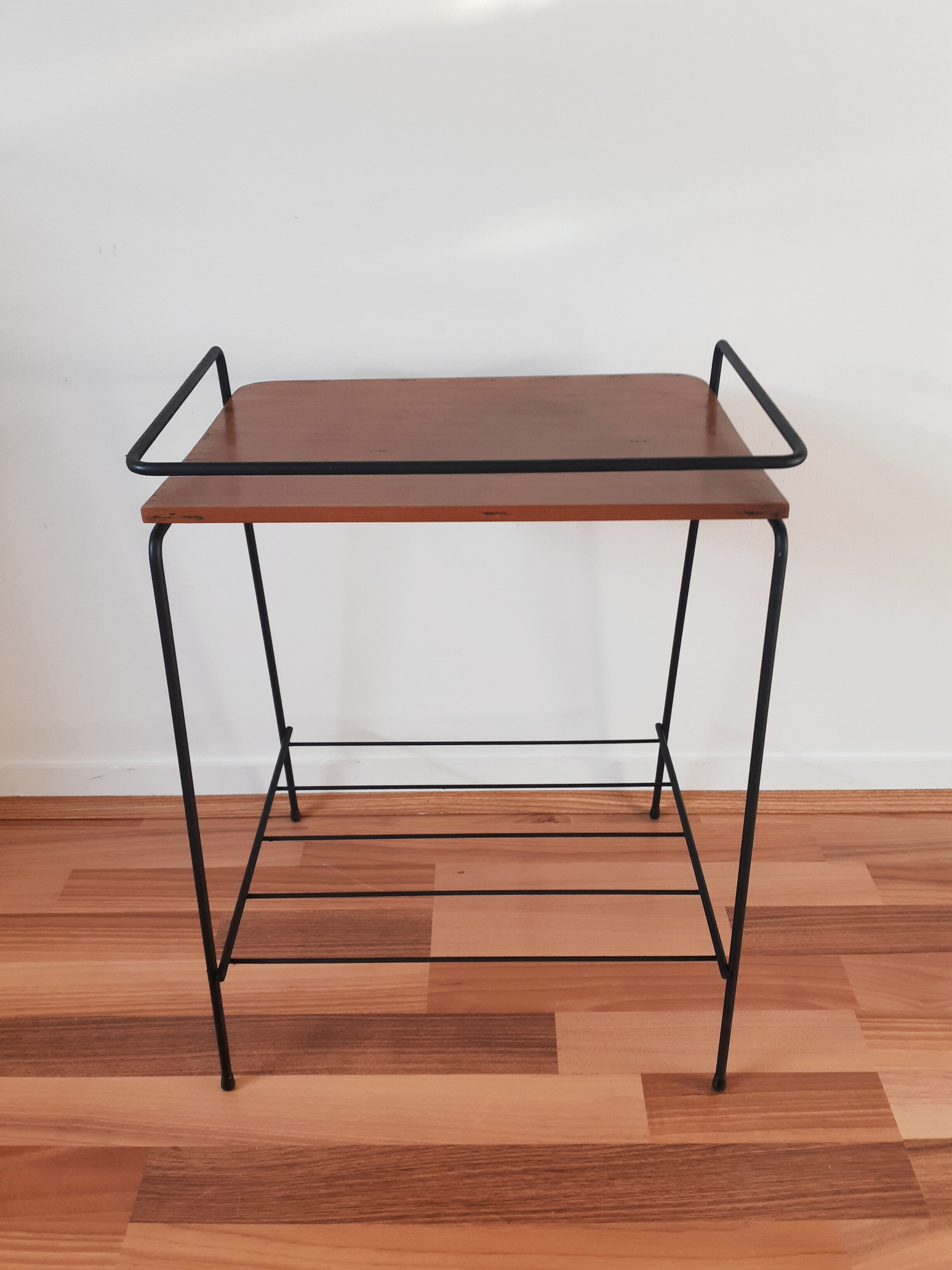Vinyl door table, electrophone holder, magazine holder, 50s