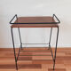 Vinyl door table, electrophone holder, magazine holder, 50s