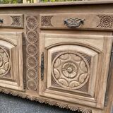 Breton buffet enfilade Art Deco 215cm 19th century