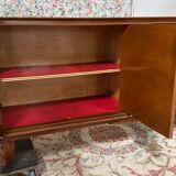 Mahogany and burl enfilade 1950/60