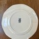 Set of 8 flat plates Digoin Sarreguemines pink