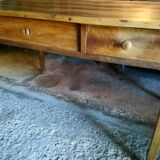 Bresse farmhouse table in walnut