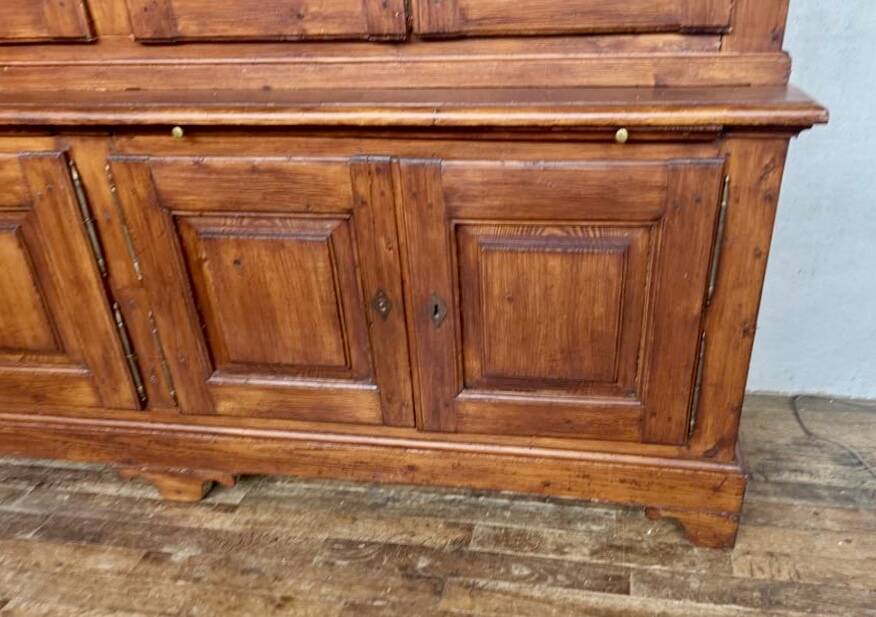 Grand buffet  bibliotheque 2 corps meuble de métiers