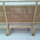 3-seater rattan and canning sofa
