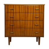 Convenient 60s in wood and brass