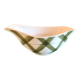 Moulin des Loups green tablecloth model gravy boat / 50s-60s