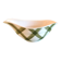 Moulin des Loups green tablecloth model gravy boat / 50s-60s