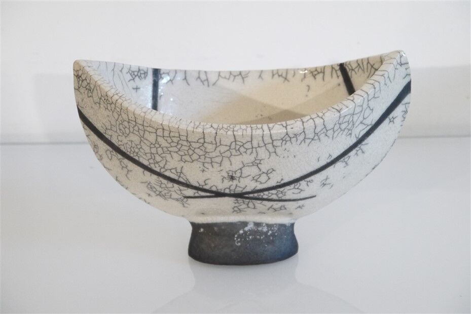 Vintage Raku cup 1970