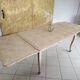 Renovated solid oak extendable table