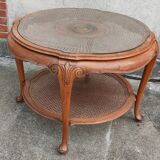 Old round coffee table chippendale style