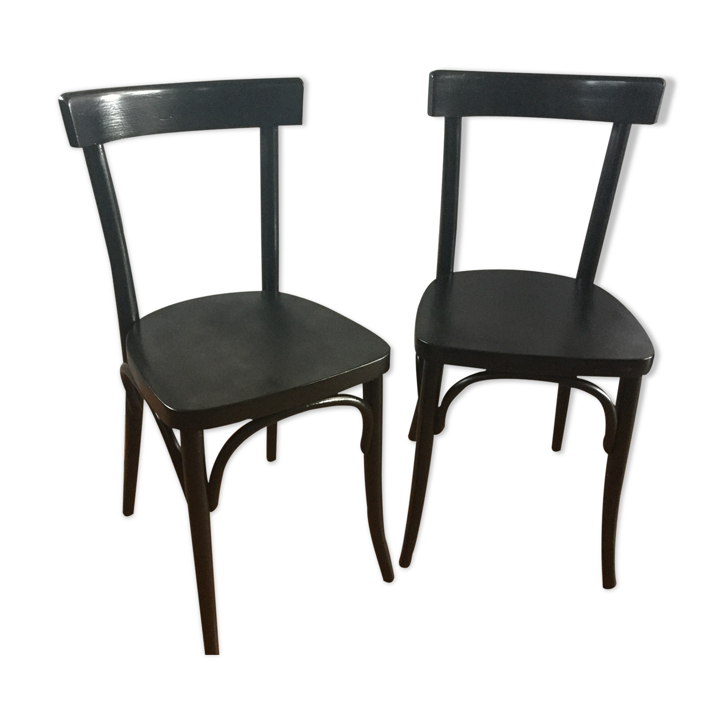 Pair of bistro chairs