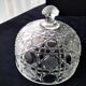 Antique pressed glass cheese bell