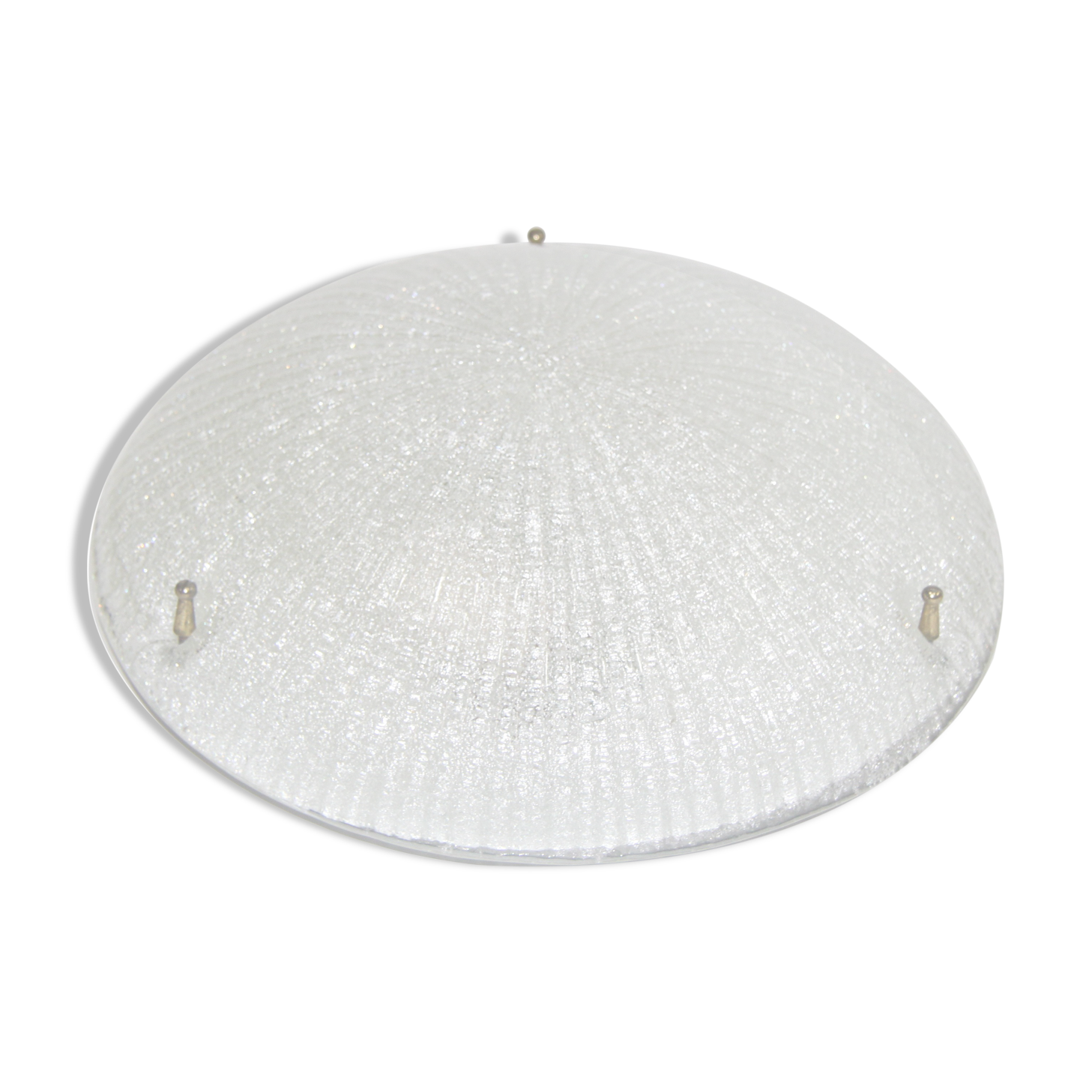 Glass ceiling light, 70s.