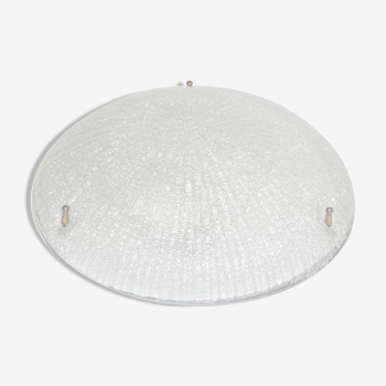 Glass ceiling light, 70s.