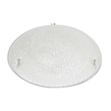 Glass ceiling light, 70s.
