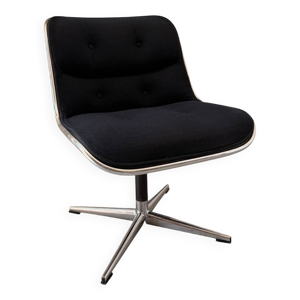 Fauteuil de Bureau Charles - noir tissu