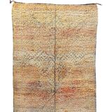 bohemian Berber carpet Boujad salmon in wool