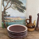Set of 15 cm ceramic bread plates