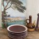 Set of 15 cm ceramic bread plates