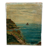 Brittany seaside marine painting