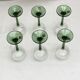 Set of six Riesling wine glasses from the 1970s, dimensions: H-17 cm-D-6.5 cm-
