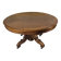 19th century walnut pedestal table with central leg