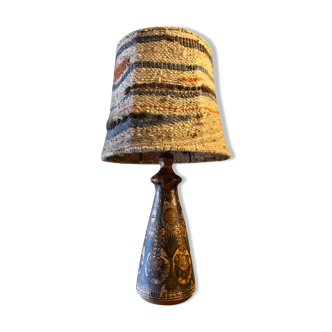 Ceramic lamp by Jean Claude Courjeault