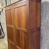 Vintage Parisian solid oak cabinet