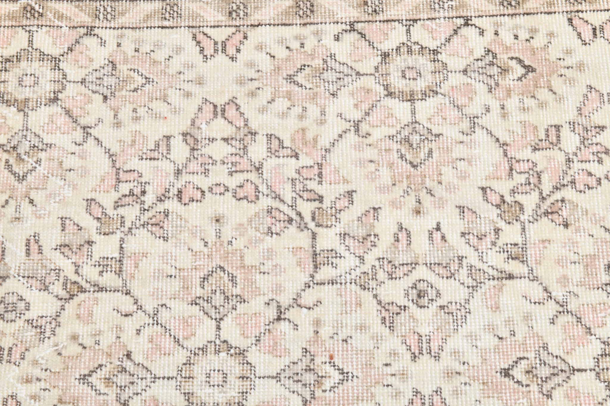 Tapis vintage bordé, 218x326cm