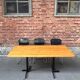 Dining table or desk Les Arcs Charlotte Perriand solid pine France 1960