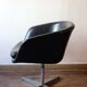 Pair of Pierre Paulin leather armchairs for Artifort 60s