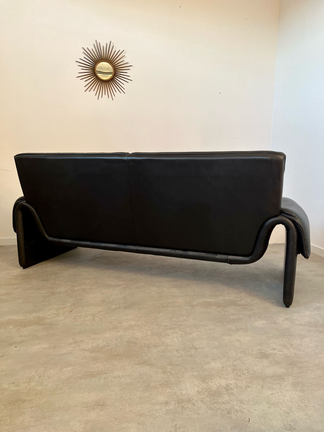 Sofa DESEDE DS-2011 2/3 seater vintage leather design of the 80s