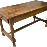 Antique cherry farm table