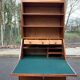 Secrétaire scandinave vintage en chêne 1950