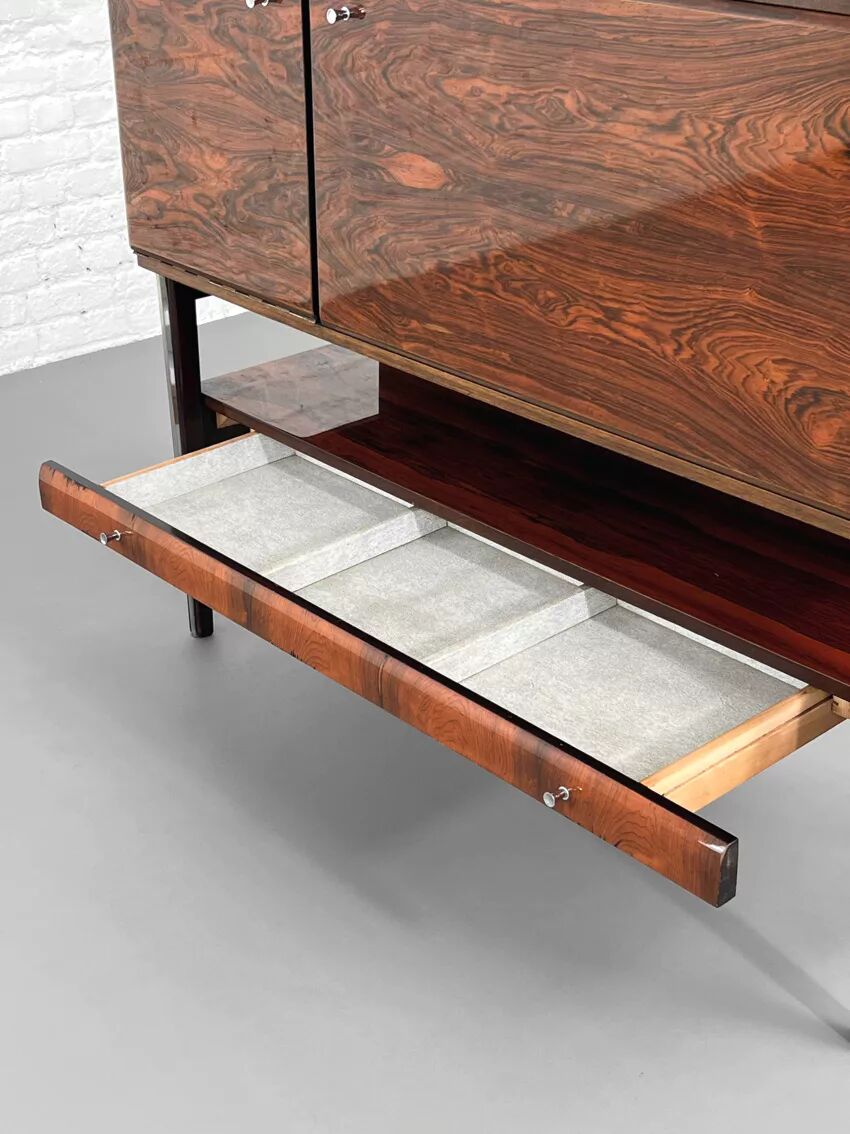 Rosewood bar cabinet from the 50s and 60s