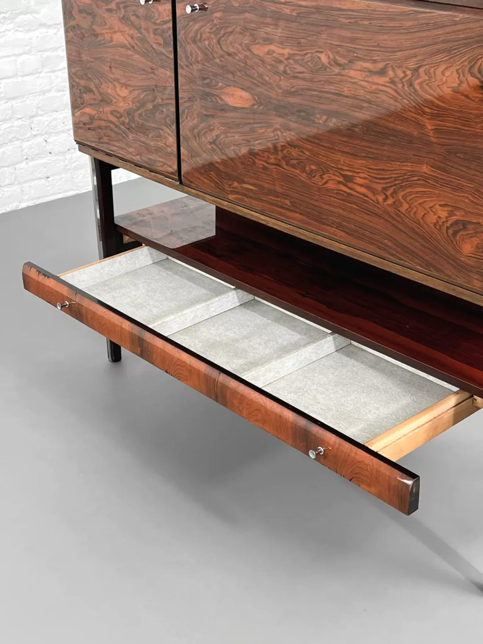Rosewood bar cabinet from the 50s and 60s