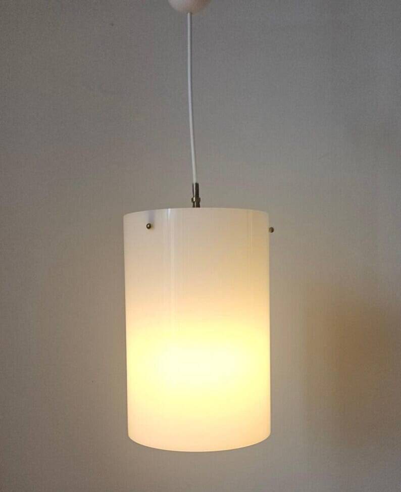 Set of Three Rare Midcentury Pendants Fog & Morup, Denmark, 1960s